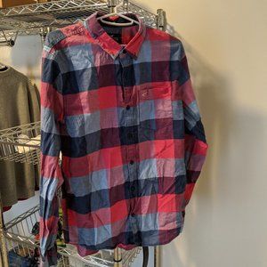 Hollister Casual Button Up Shirt Medium Slim Fit